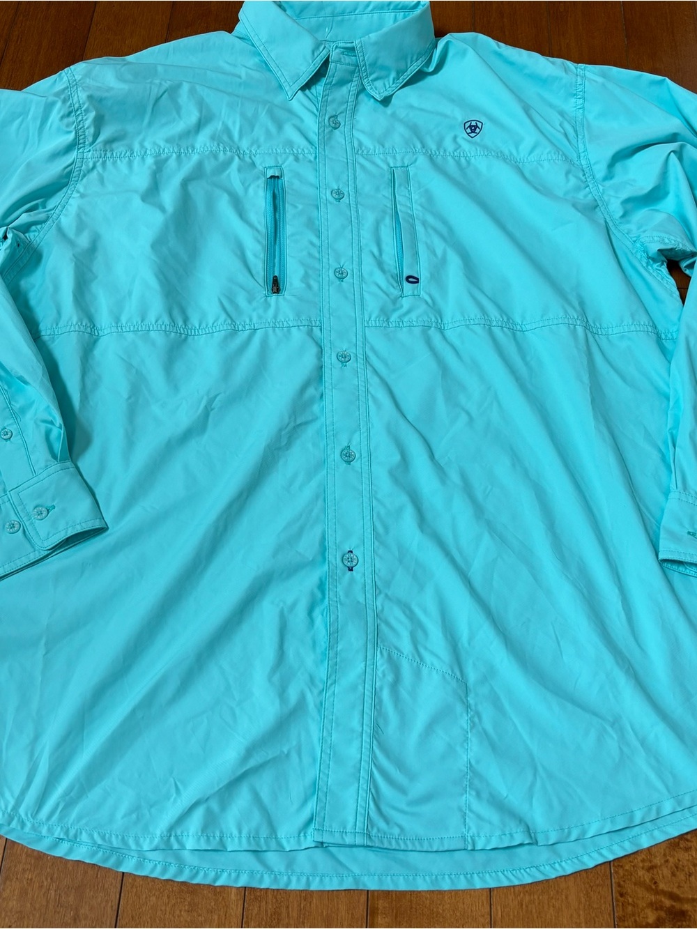 Ariat Ariattek Vented Men's XL Lightweight Performance Shirt Button Down Fishing